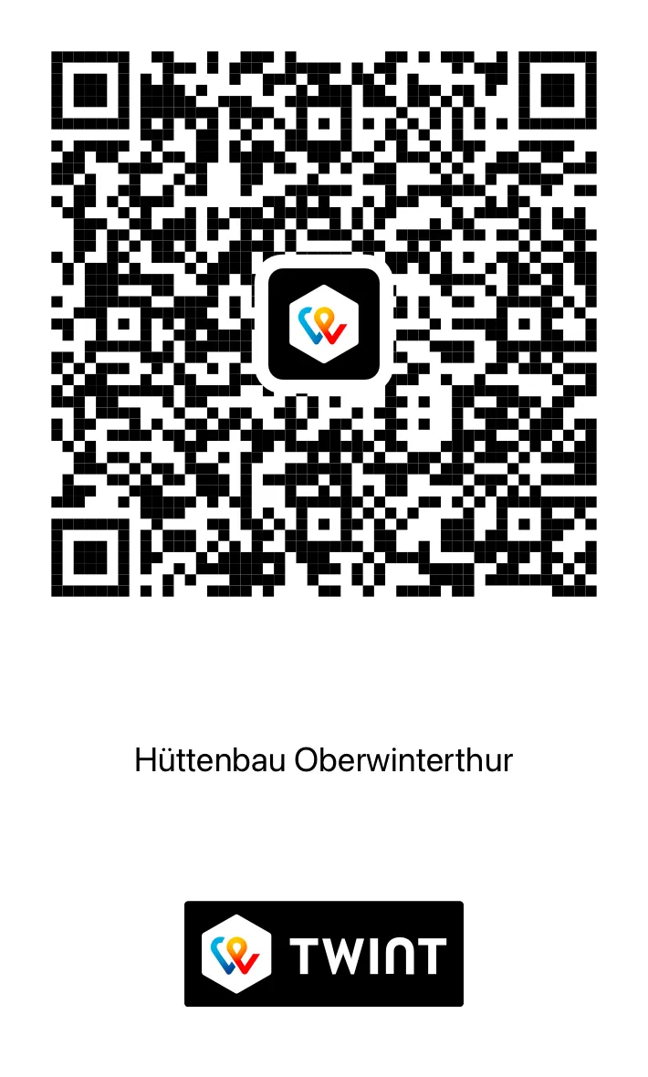 Hüttenbau Bank Überweisung QR-Code